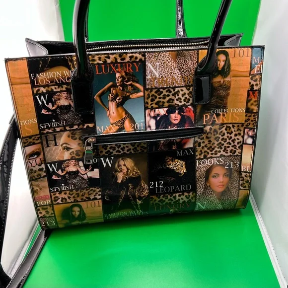 Boutique Stylish Women's Fashion Print Bag - Picture 2 of 16